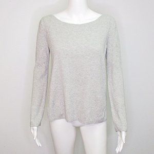 Babaton Kitano Cross Back Sweater Gray Small